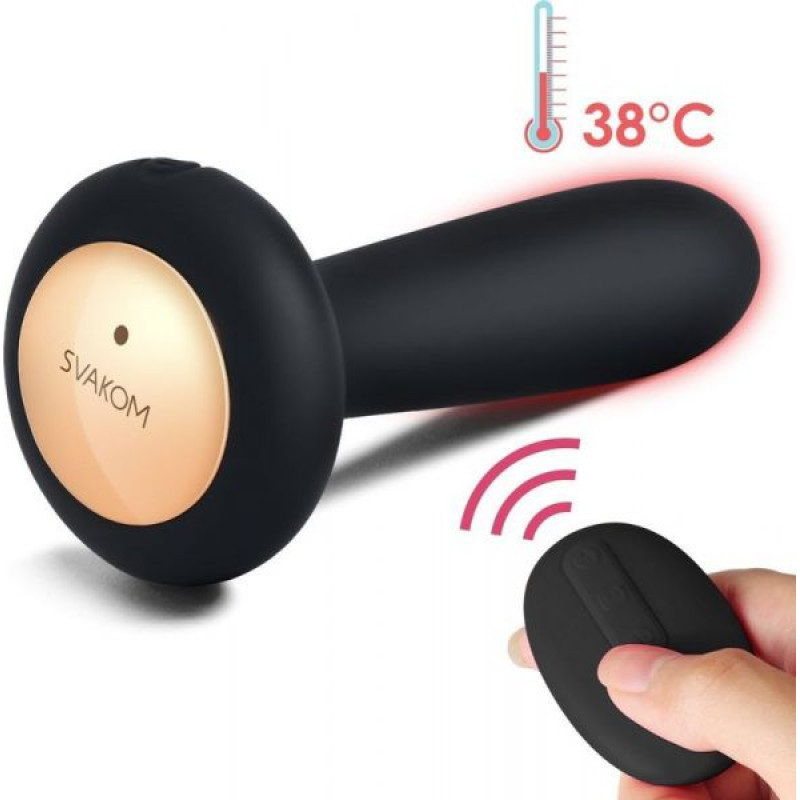 Анальная пробка с подогревом Svakom Primo Черная