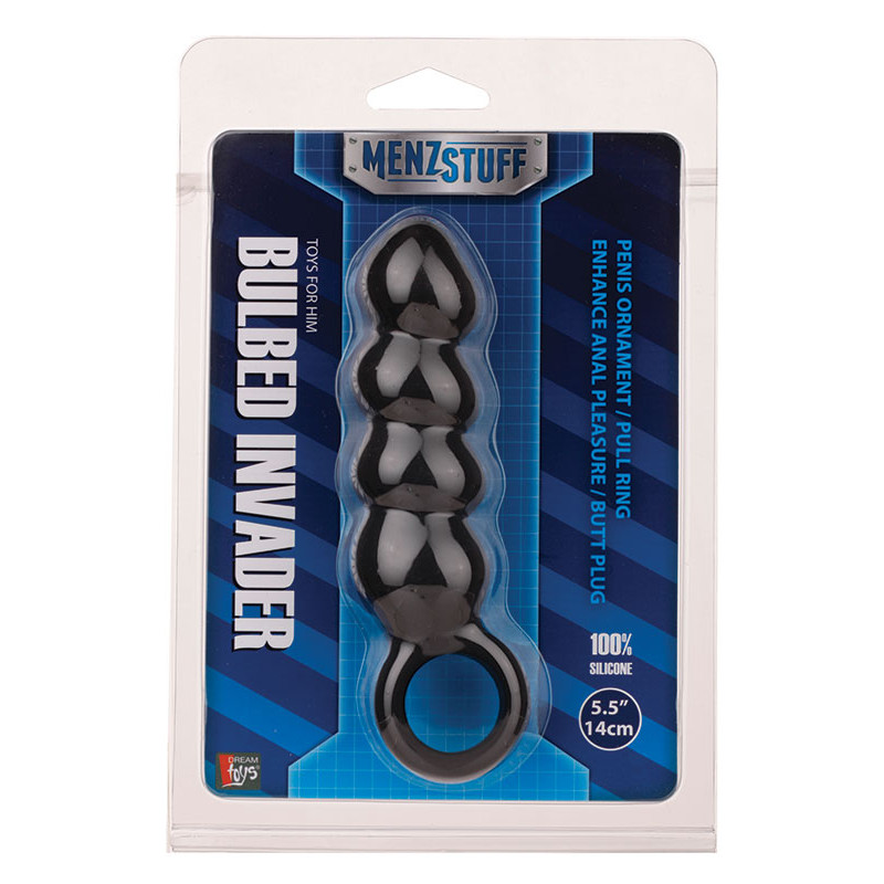 Анальная пробка Dreamtoys MenzStuff Bulbed Invader Черная