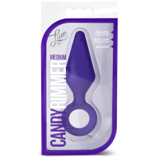 Анальна пробка Blush LUXE CANDY RIMMER MEDIUM Фіолетовий