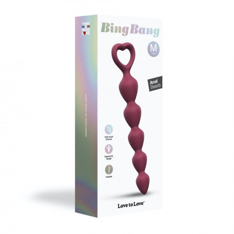 Анальная цепочка Love To Love BING BANG M - PLUM STAR Анальная цепочка Love To Love BING BANG M - PLUM STAR