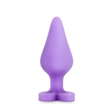Анальная пробка Blush Play With Me Candy Heart Do Me Фиолетовая