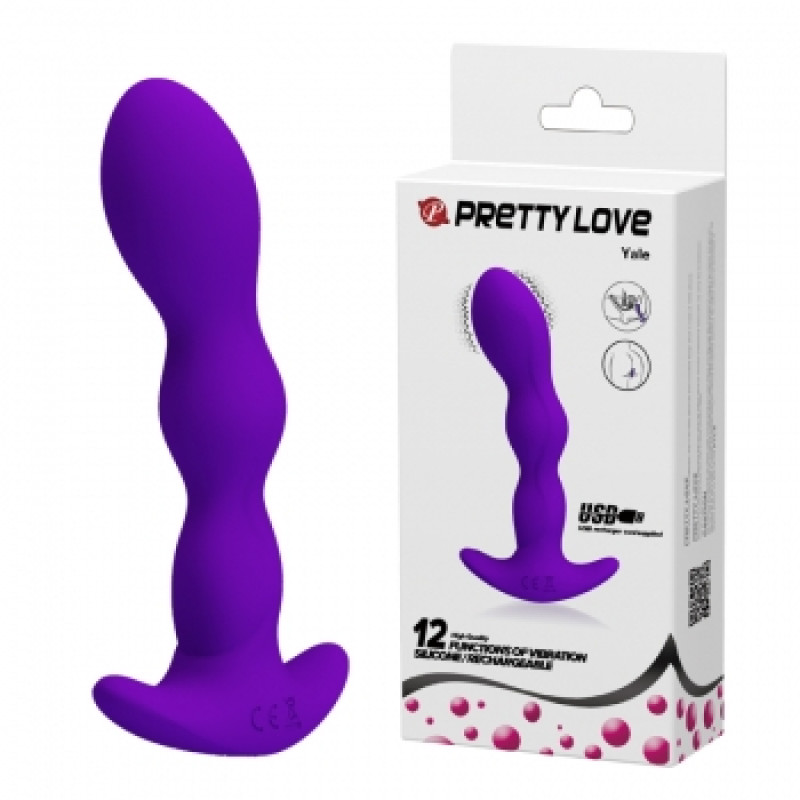 Анальная пробка Pretty Love Yale Anal Plug Purple Анальная пробка Pretty Love Yale Anal Plug Purple