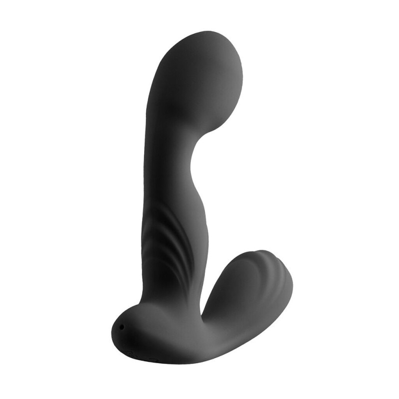 Вибромассажер простаты S Pleasures Premium FUZZY, черный, с рельефом, 10 режимов вибрации, нагрев Вибромассажер простаты S Pleasures Premium FUZZY, черный, с рельефом, 10 режимов вибрации, нагрев