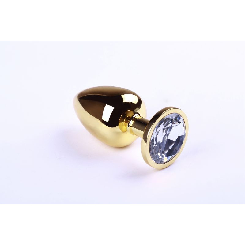 Анальная пробка sLash Diamond L Золотая Анальная пробка sLash Diamond L Золотая