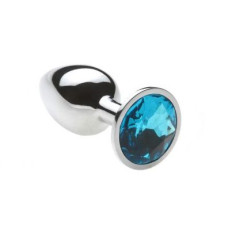 Анальная пробка утяжеленная sLash Topaz M Серебристая