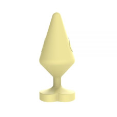 Анальний затор Chisa Large Luv Heart Plug Жовтий