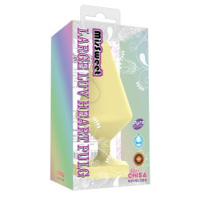 Анальний затор Chisa Large Luv Heart Plug Жовтий