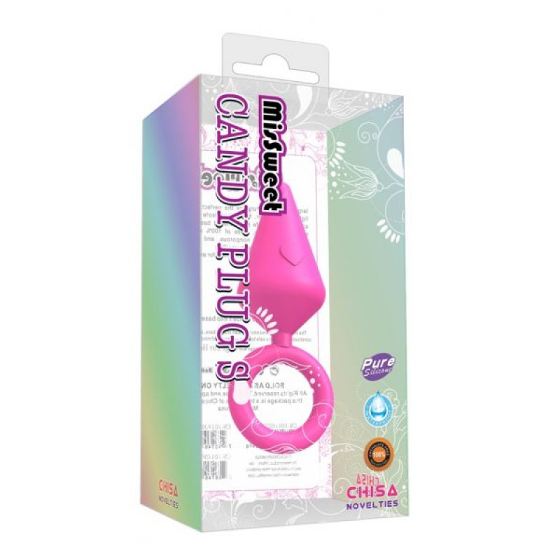 Анальная пробка Chisa Candy Plug S Розовая