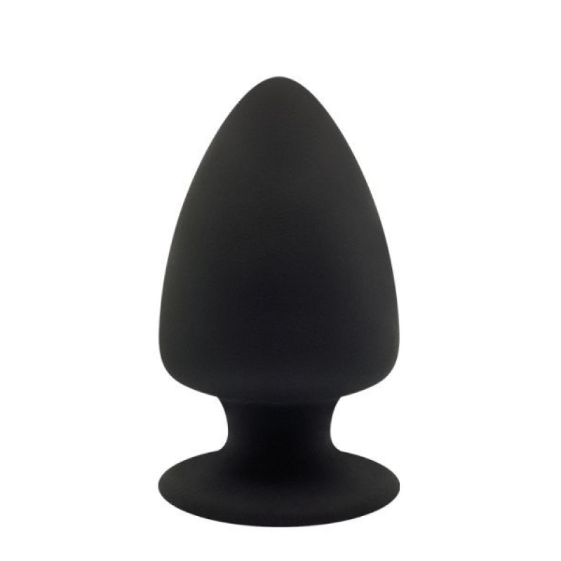 Термоактивная анальная пробка Dreamtoys Premium Silicone Plug Черная L Термоактивная анальная пробка Dreamtoys Premium Silicone Plug Черная L