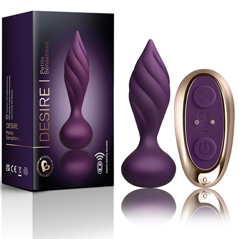 Анальна вібропробка Rocks Off Petite Sensations – Desire Purple Анальна вібропробка Rocks Off Petite Sensations – Desire Purple
