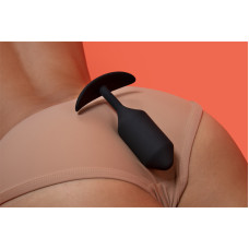 Анальная пробка со смещенным центром тяжести B-Vibe Snug Plug 3 черная M