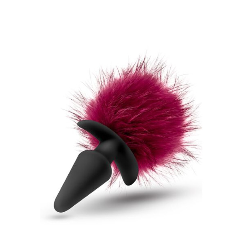 Анальная пробка Blush С Помпоном Pom Plugs Красная Анальная пробка Blush С Помпоном Pom Plugs Красная