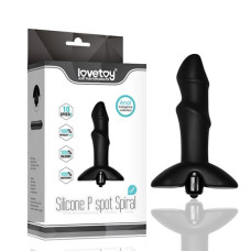 Анальна пробка LoveToy Anal Indulgence Collection Silicone P Spot Spiral