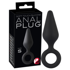 Анальная пробка Orion Y2T Black Soft Touch Plug S