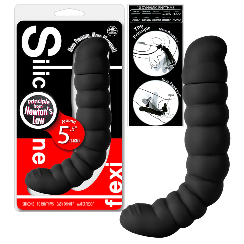 Массажер простаты NMC Silicone Flexi Черный Массажер простаты NMC Silicone Flexi Черный