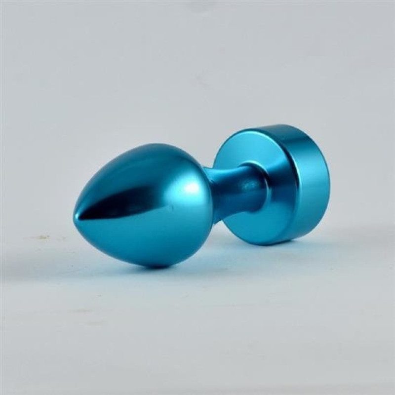 Анальная пробка LoveToy Heavy Metal Anal Plug Rosebud Aluminium Blue Анальная пробка LoveToy Heavy Metal Anal Plug Rosebud Aluminium Blue