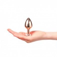 Металлическая анальная пробка с украшением в виде кристалла Marc Dorcel - Diamond Plug M