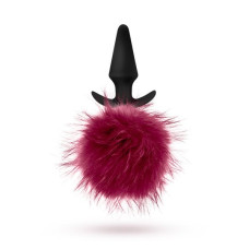 Анальна пробка Blush З Помпоном Pom Plugs Червона