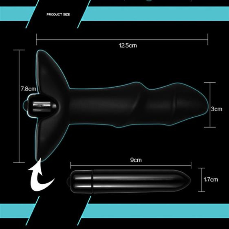 Анальна пробка LoveToy Anal Indulgence Collection Silicone P Spot Spiral Анальна пробка LoveToy Anal Indulgence Collection Silicone P Spot Spiral