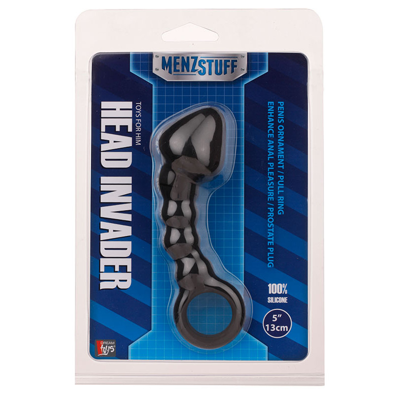 Анальна пробка Dreamtoys MenzStuff Head Invader Чорна Анальна пробка Dreamtoys MenzStuff Head Invader Чорна