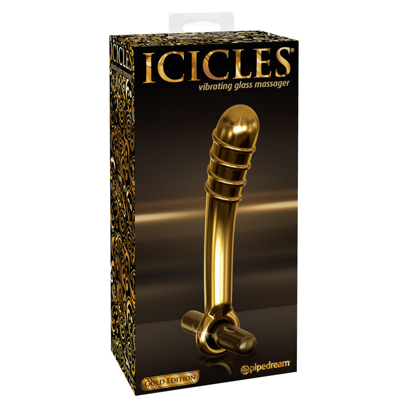 Вибростимулятор Pipedream Icicles Gold Edition G05 Вибростимулятор Pipedream Icicles Gold Edition G05
