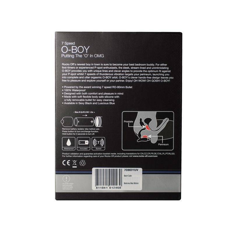 Массажер простаты Rocks Off O-Boy Black