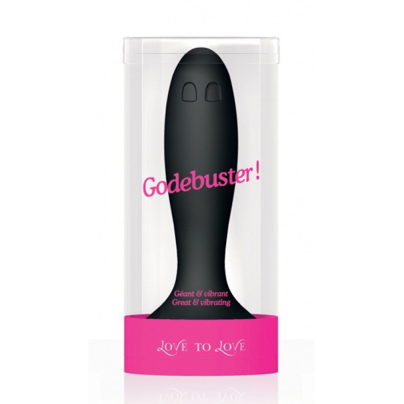 Анальная пробка Love To Love Godebuster Large Черная Анальная пробка Love To Love Godebuster Large Черная