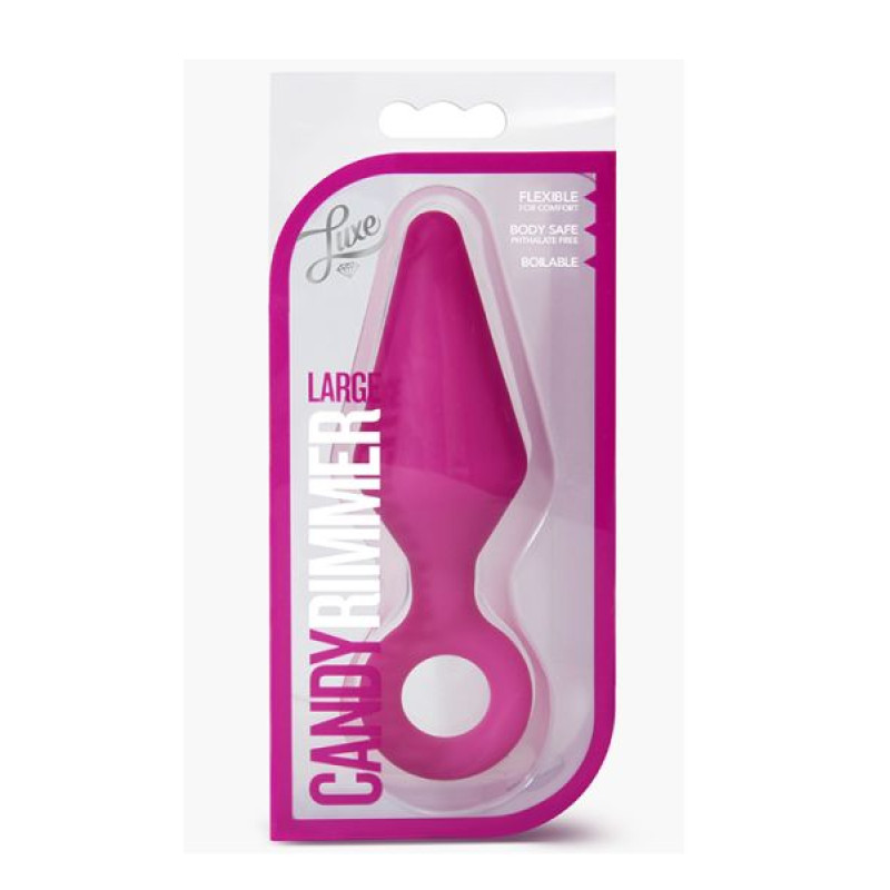 Анальная пробка Blush LUXE CANDY RIMMER LARGE Фуксия Анальная пробка Blush LUXE CANDY RIMMER LARGE Фуксия