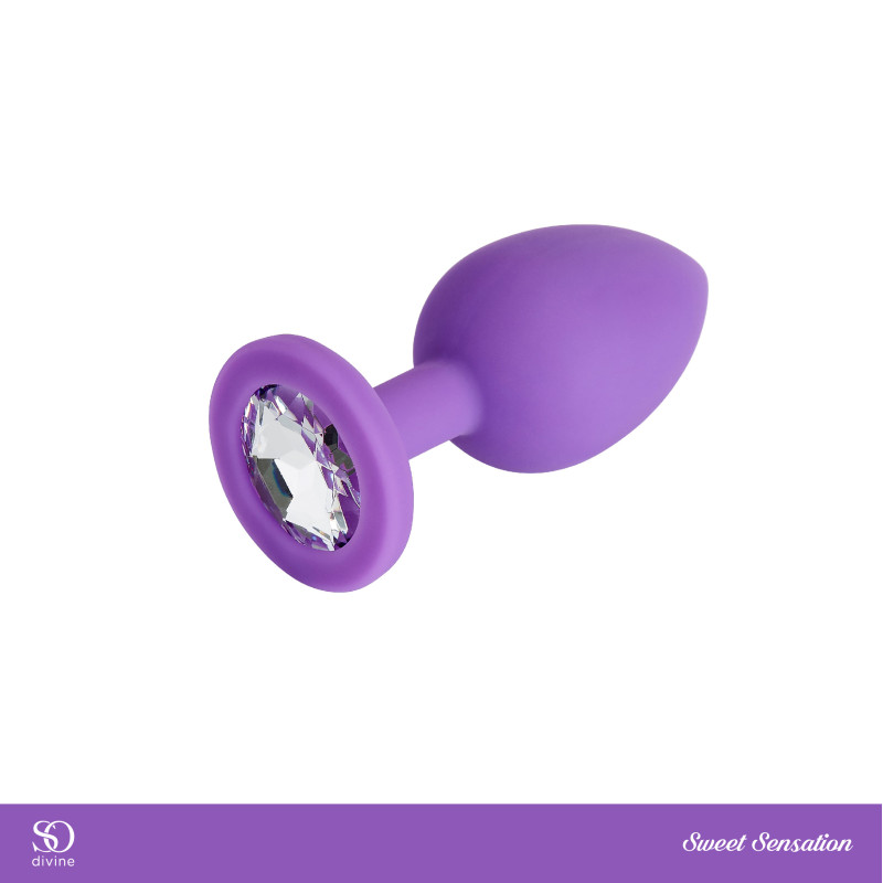 Анальная пробка с кристаллом So Divine Sweet Sensation 3 в 1 сменные кристаллы S Анальная пробка с кристаллом So Divine Sweet Sensation 3 в 1 сменные кристаллы S