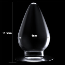 Анальная пробка LoveToy Flawless Clear Anal Plug 4.5" Clear