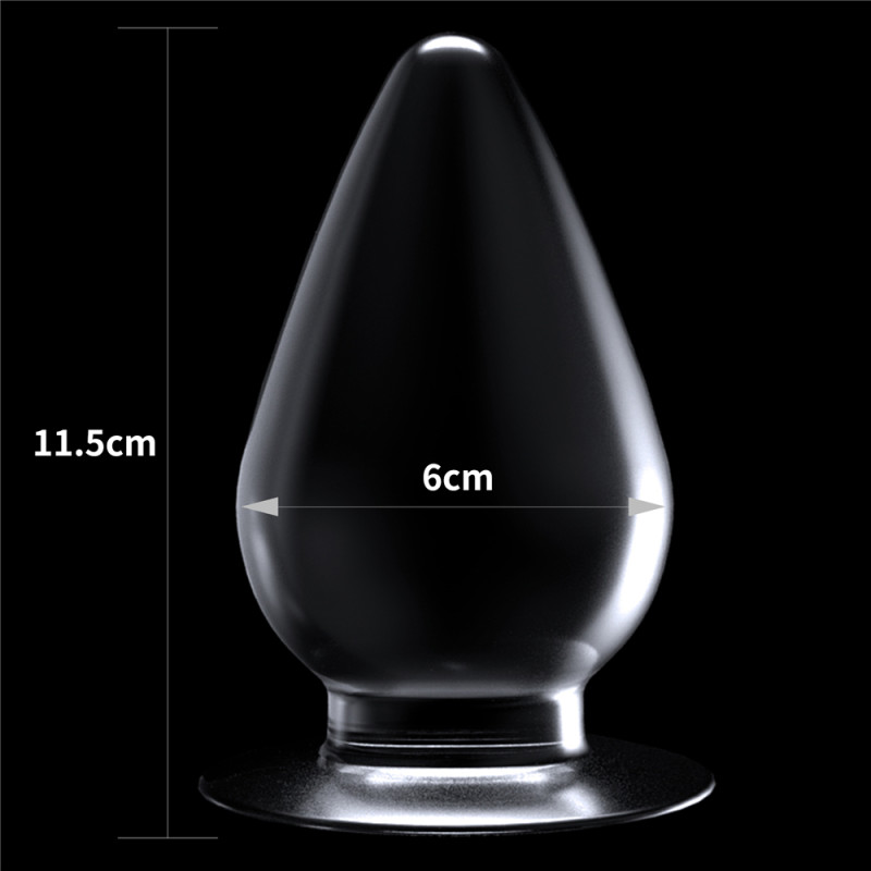 Анальная пробка LoveToy Flawless Clear Anal Plug 4.5" Clear Анальная пробка LoveToy Flawless Clear Anal Plug 4.5" Clear