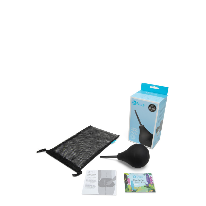 Анальный душ B-Vibe Classic Enema, черный Анальный душ B-Vibe Classic Enema, черный