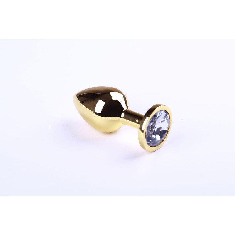 Анальная пробка sLash Diamond M Золотая Анальная пробка sLash Diamond M Золотая