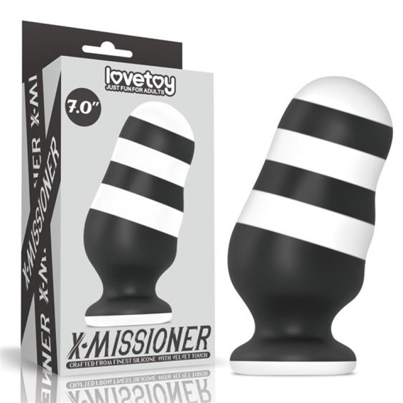 Анальна пробка LoveToy X-Missioner Butt Plug 7" Анальна пробка LoveToy X-Missioner Butt Plug 7"
