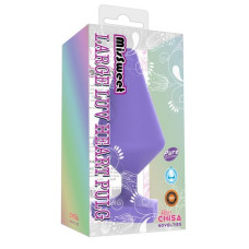 Анальная пробка Chisa Large Luv Heart Plug Фиолетовая