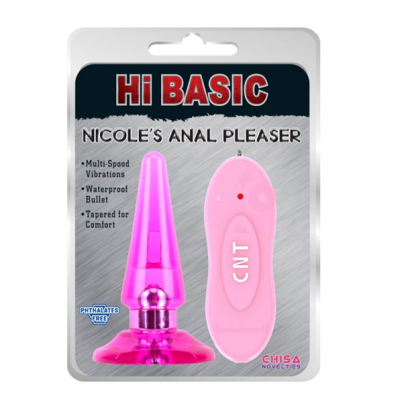 Анальная пробка Chisa NICOLE'S Anal Pleaser Розовая Анальная пробка Chisa NICOLE'S Anal Pleaser Розовая