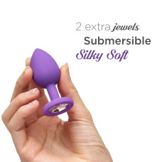 Анальная пробка с кристаллом So Divine Sweet Sensation 3 в 1 сменные кристаллы S