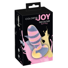 Анальная пробка You2Toys Coloгful Joy Triple Colour Butt Plug