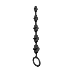 Анальная цепочка Dreamtoys Twisted Beads Черная