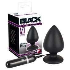 Анальна пробка You2Toys Velvets Vibrating Plug Analplug Чорна