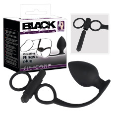 Анальныя пробка с кольцом Orion Black Velvets Single Speed