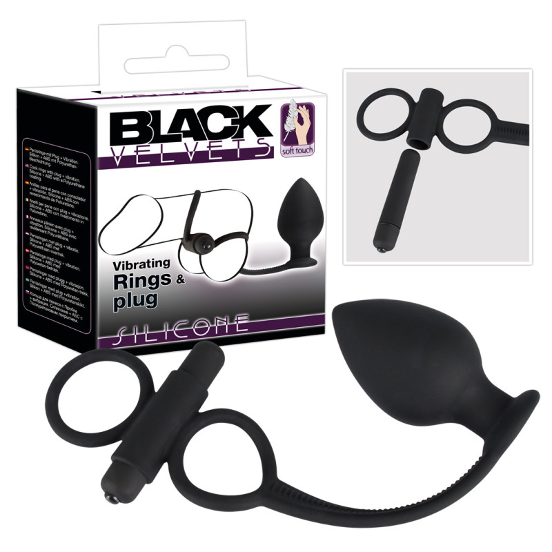Анальныя пробка с кольцом Orion Black Velvets Single Speed Анальныя пробка с кольцом Orion Black Velvets Single Speed