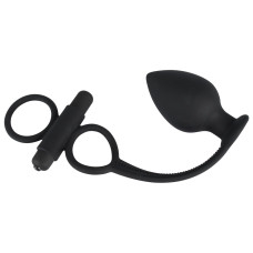 Анальныя пробка с кольцом Orion Black Velvets Single Speed