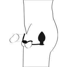 Анальныя пробка с кольцом Orion Black Velvets Single Speed