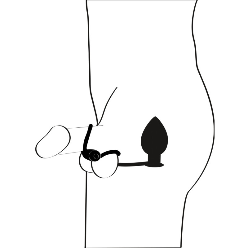 Анальныя пробка с кольцом Orion Black Velvets Single Speed Анальныя пробка с кольцом Orion Black Velvets Single Speed