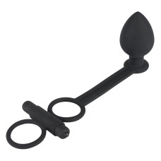 Анальныя пробка с кольцом Orion Black Velvets Single Speed