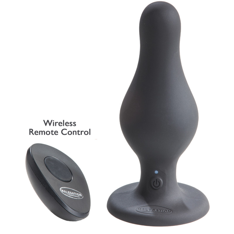 Анальний корок StRubber MALESATION Paunch Plug Vibe 2.0 Анальний корок StRubber MALESATION Paunch Plug Vibe 2.0