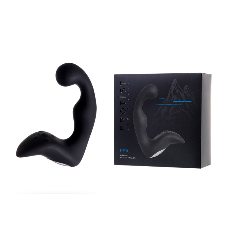 Стимулятор простати Toyfa Erotist Fifth 14,1 см Чорний