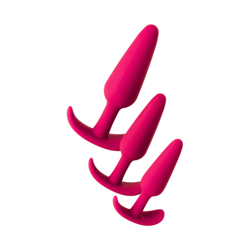 Набір анальних втулок Toyfa POPO Pleasure 3 шт