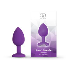 Анальная пробка с кристаллом So Divine Sweet Sensation 3 в 1 сменные кристаллы S